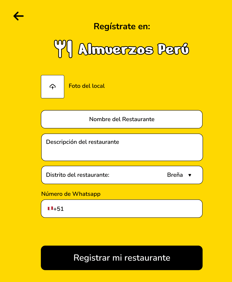 Almuerzos Perú — pantalla 01.42.23