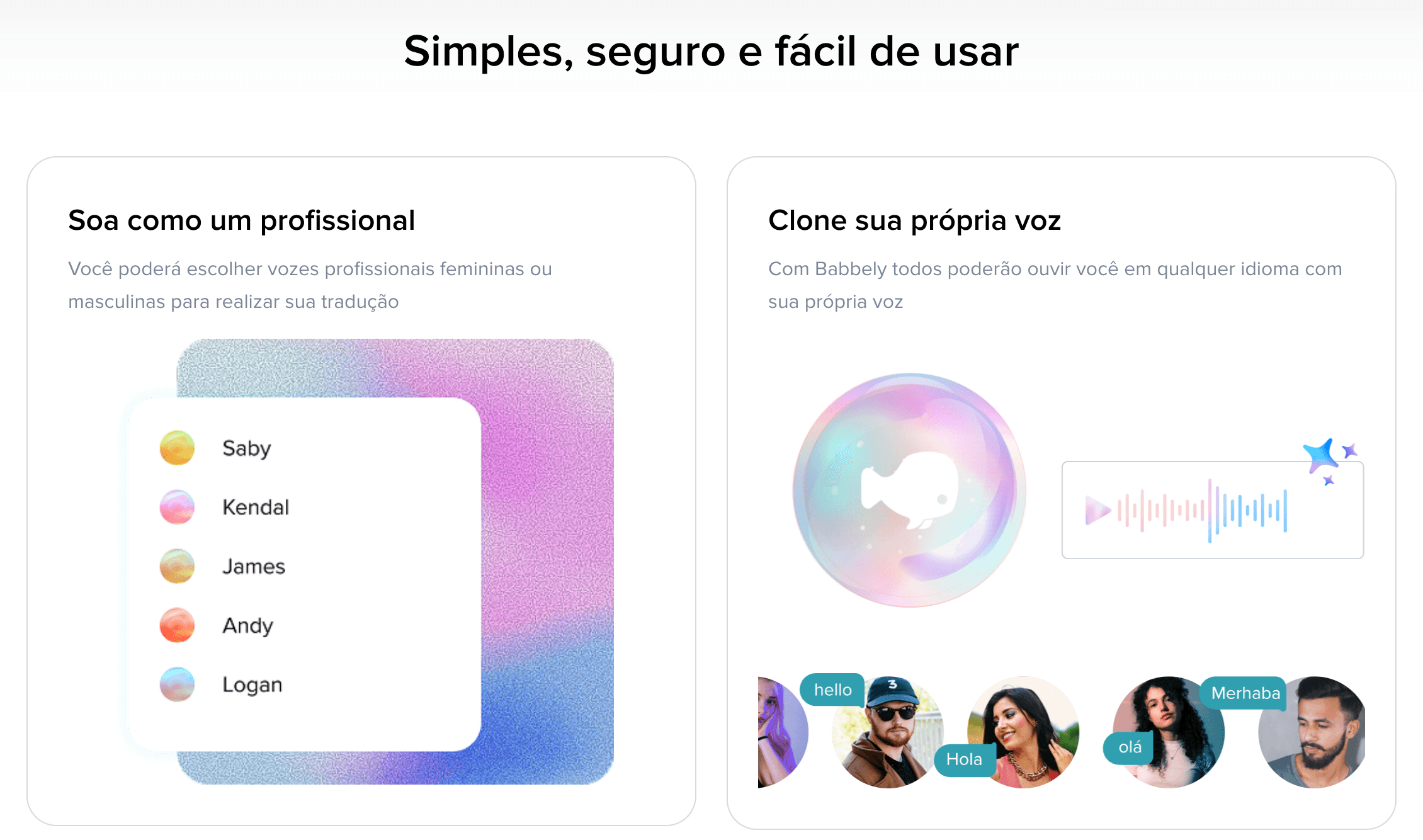 Babbely — pantalla 01.49.48
