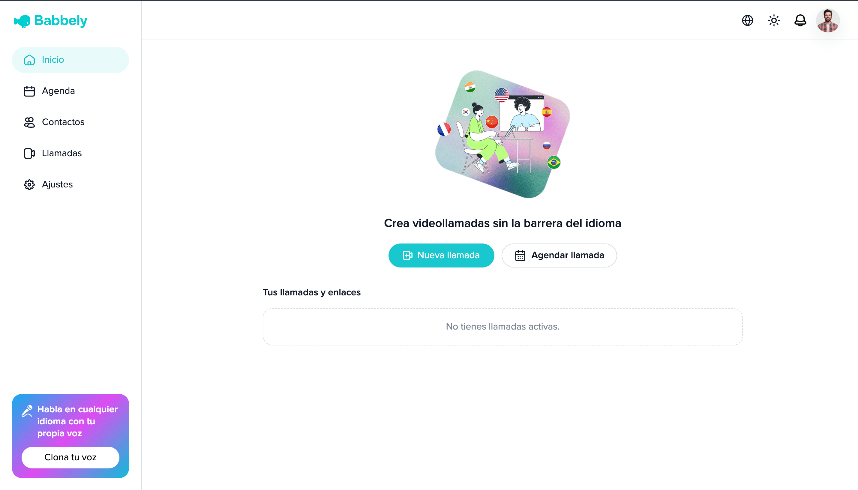Babbely — pantalla 01.50.25