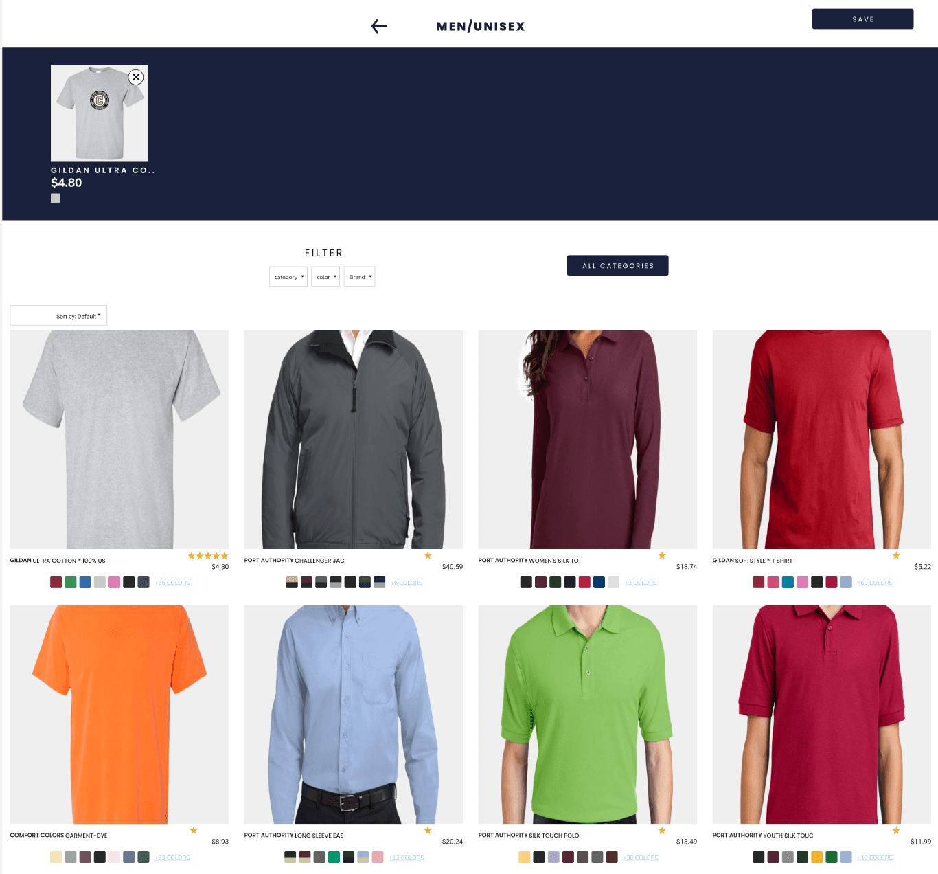 BeePro Merch — pantalla 01.47.18