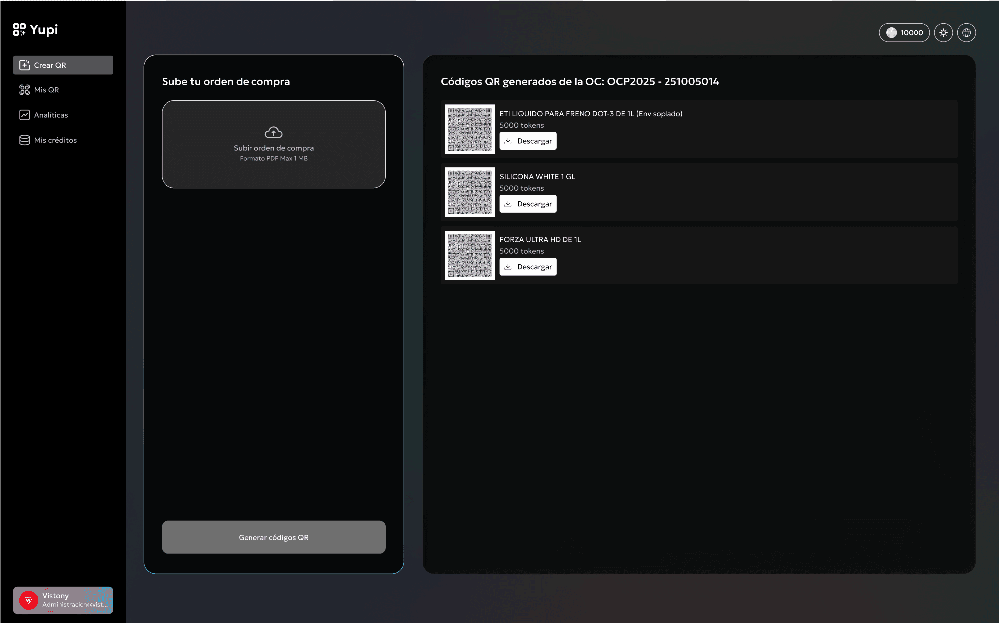 Yupi — pantalla 01.20.55